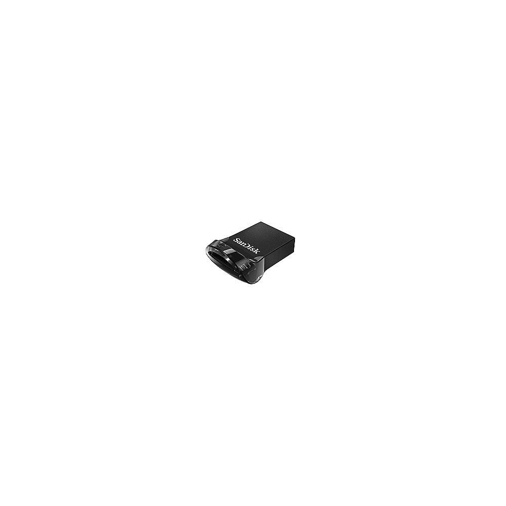 SanDisk 32GB Ultra Fit USB 3.1 Gen1 Stick schwarz, SanDisk, 32GB, Ultra, Fit, USB, 3.1, Gen1, Stick, schwarz