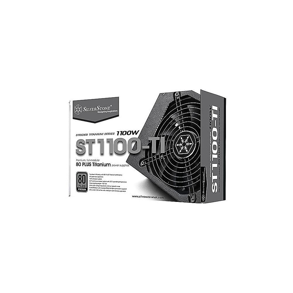 SilverStone Strider Titanium SST-ST1100-TI 1100W ATX Netzteil modular, SilverStone, Strider, Titanium, SST-ST1100-TI, 1100W, ATX, Netzteil, modular