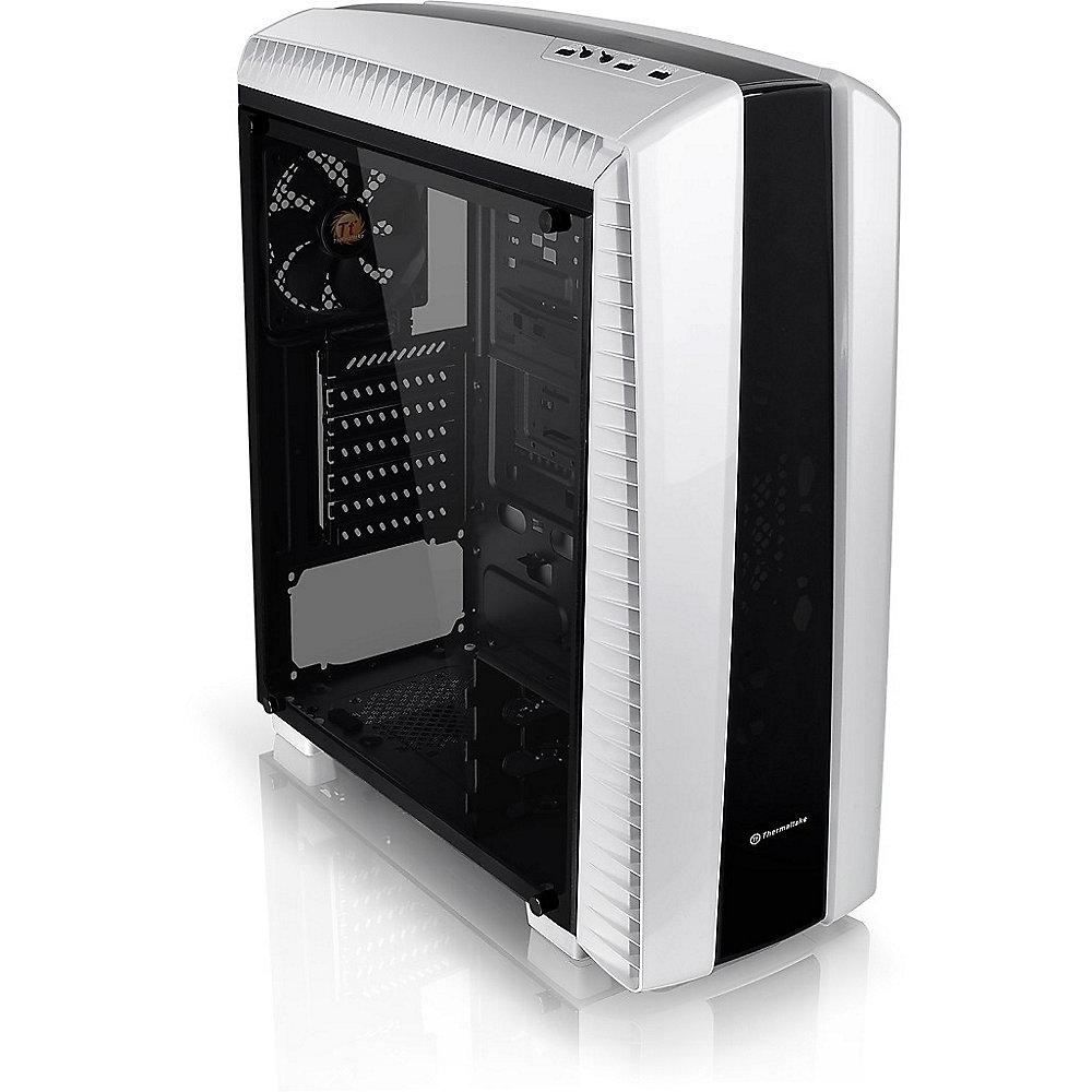 Thermaltake Versa N27 Snow Midi-Tower ATX Gehäuse weiß, mit Sichtfenster