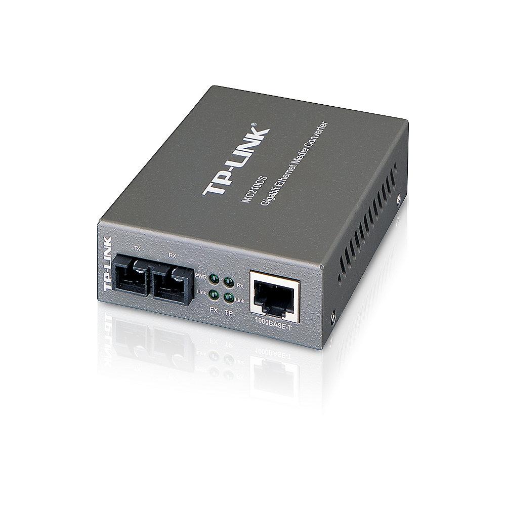TP-LINK MC210CS 1000BASE-LX/LH auf 1000Base-T Medienkonverter, TP-LINK, MC210CS, 1000BASE-LX/LH, 1000Base-T, Medienkonverter