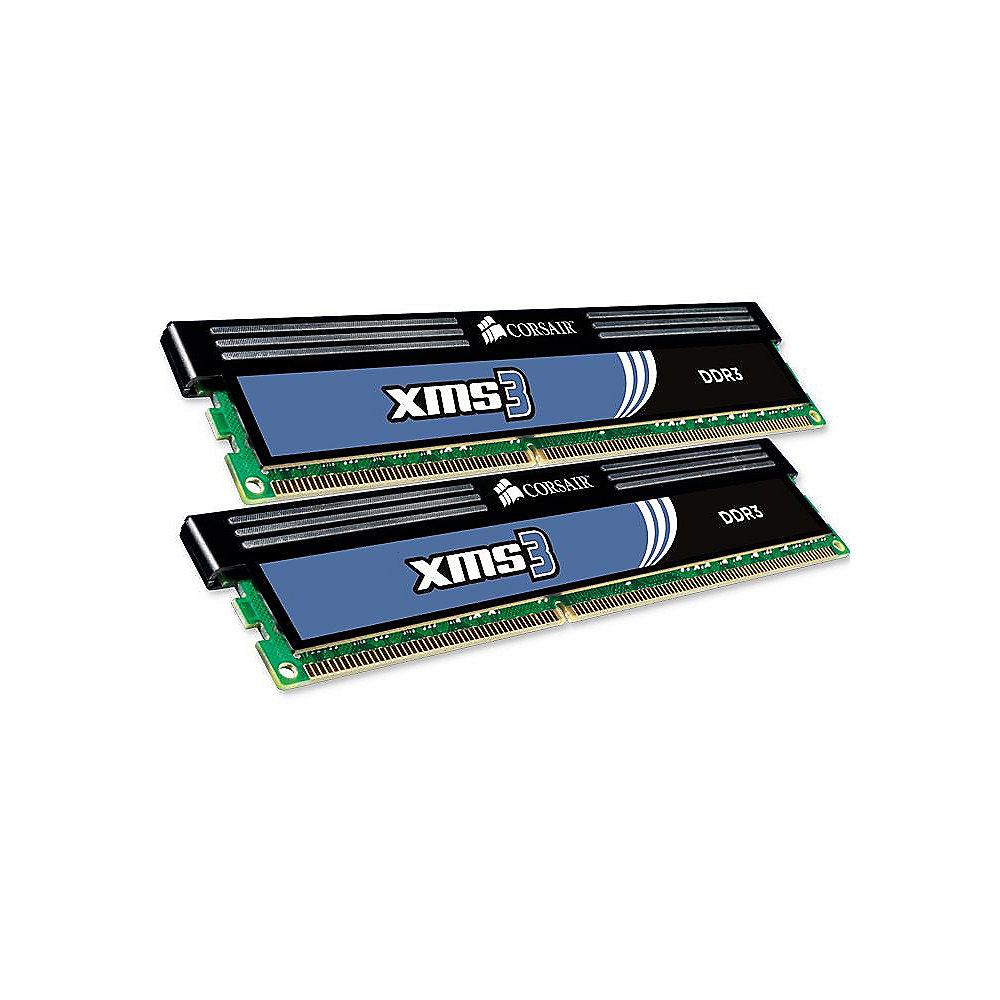 8GB (2x4GB) Corsair XMS3 DDR3-1333 CL9 (9-9-9-24) RAM - Kit, 8GB, 2x4GB, Corsair, XMS3, DDR3-1333, CL9, 9-9-9-24, RAM, Kit