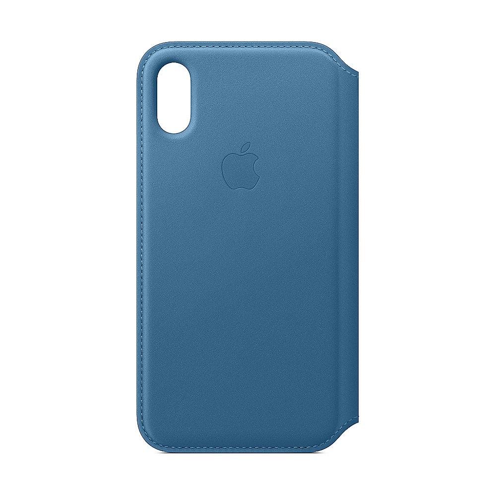 Apple Original iPhone XS Leder Folio Case-Cape Cod Blau, Apple, Original, iPhone, XS, Leder, Folio, Case-Cape, Cod, Blau
