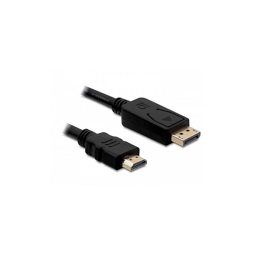 DeLOCK Kabel 5m Displayport zu HDMI St./St. High Speed passiv 82441 schwarz, DeLOCK, Kabel, 5m, Displayport, HDMI, St./St., High, Speed, passiv, 82441, schwarz