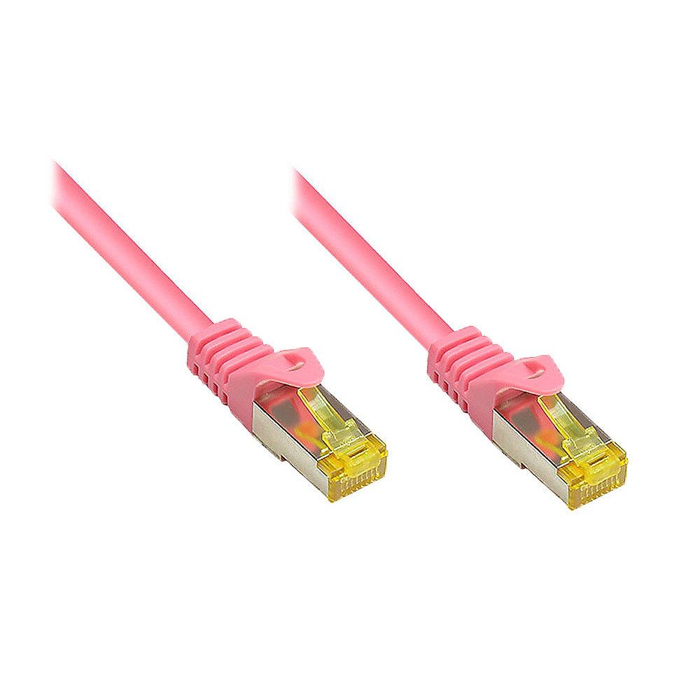 Good Connections 15m RNS Patchkabel CAT7 S/FTP PiMF halogenfrei magenta, Good, Connections, 15m, RNS, Patchkabel, CAT7, S/FTP, PiMF, halogenfrei, magenta