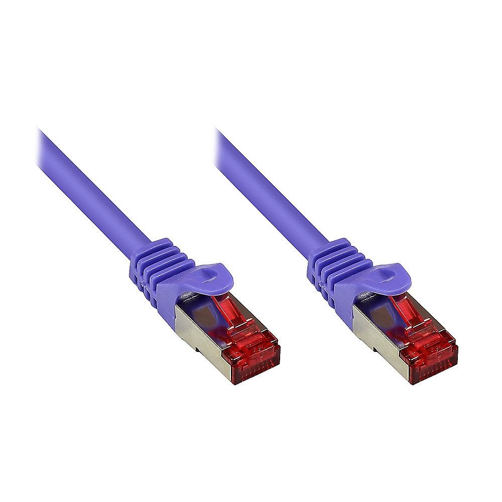 Good Connections RNS Patchkabel Cat.6 S/FTP PiMF PVC 250MHz 0,15m violett