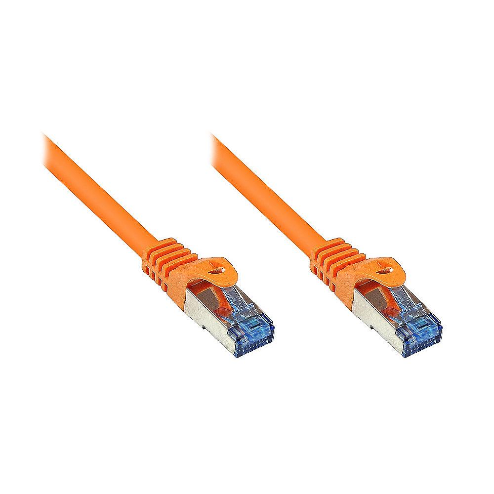 Good Connections RNS Patchkabel Cat.6A S/FTP PiMF halogenfrei 500MHz 50m orange