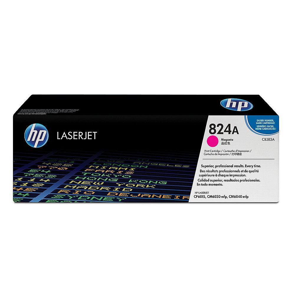 HP CB383A Original Tonerkassette 824A magenta, HP, CB383A, Original, Tonerkassette, 824A, magenta