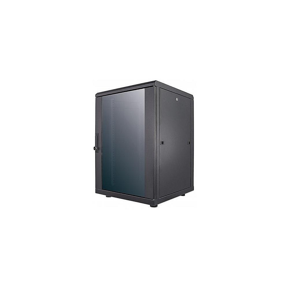 Intellinet 19" Netzwerkschrank 778 (H) x 600 (B) x 600 (T) mm 16HE FP schwarz