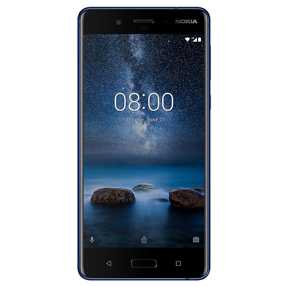 Nokia 8 64GB tempered blue Android 7.1 Smartphone, *Nokia, 8, 64GB, tempered, blue, Android, 7.1, Smartphone