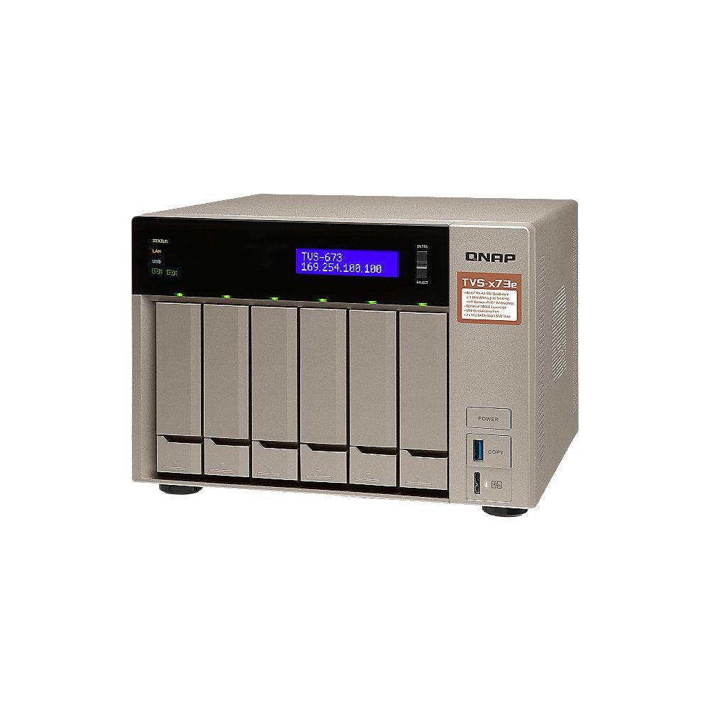 QNAP TVS-673e-4G NAS System 6-Bay