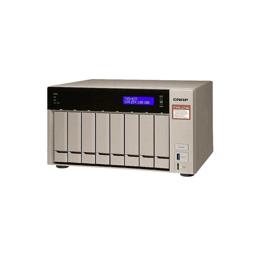 QNAP TVS-873e-8G NAS System 8-Bay Leergehäuse