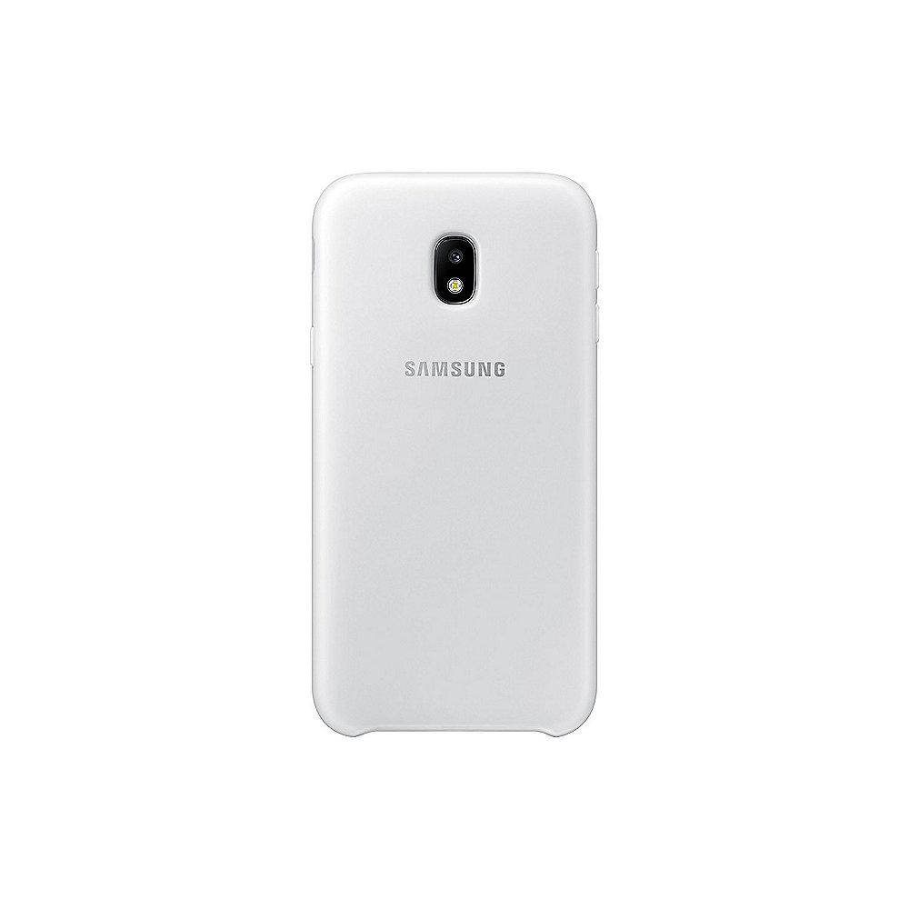 Samsung EF-PJ330 Dual Layer Cover für Galaxy J3 (2017) weiß, Samsung, EF-PJ330, Dual, Layer, Cover, Galaxy, J3, 2017, weiß