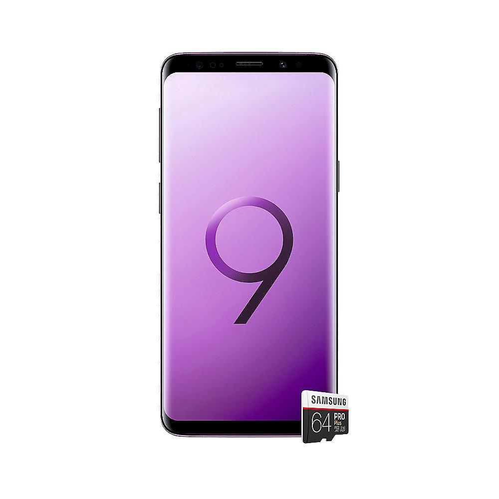 Samsung GALAXY S9 DUOS lilac purple G960F inkl. 64GB Evo Plus microSDXC, Samsung, GALAXY, S9, DUOS, lilac, purple, G960F, inkl., 64GB, Evo, Plus, microSDXC